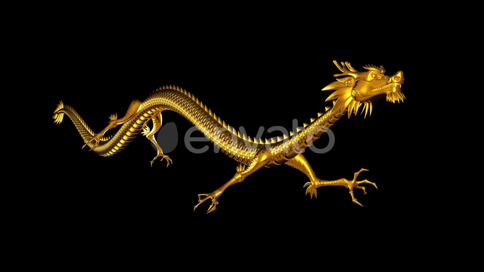 Chinese Dragon Side Angle Loop Videohive 22571728 Motion Graphics Image 9