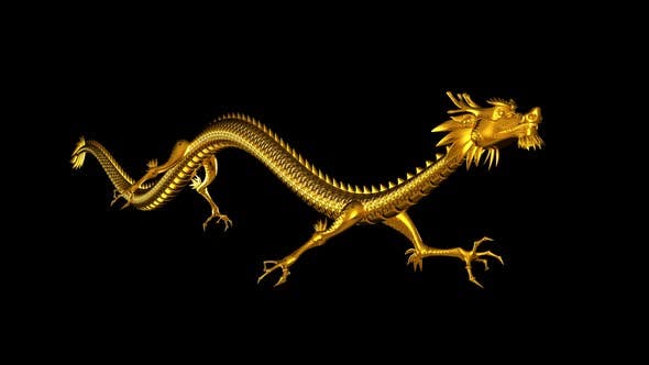 Chinese Dragon Side Angle Loop - Videohive 22571728 Download