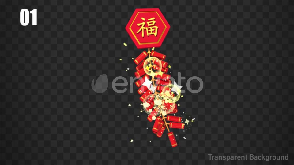 Chinese Firecrackers Pack Videohive 23134244 Motion Graphics Image 3