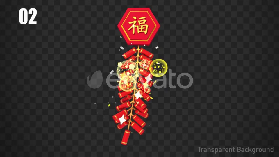 Chinese Firecrackers Pack Videohive 23134244 Motion Graphics Image 4