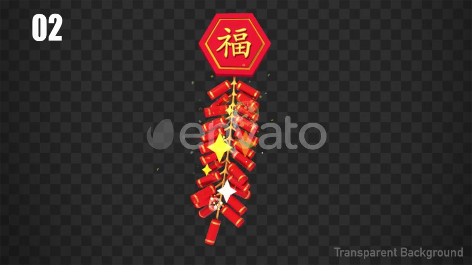 Chinese Firecrackers Pack Videohive 23134244 Motion Graphics Image 5