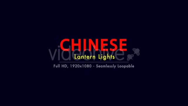Chinese Lantern Lights 4 Videohive 19324742 Motion Graphics Image 1