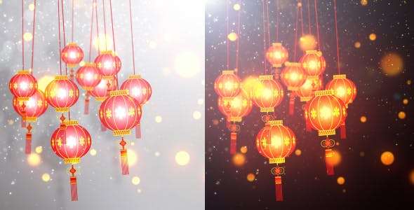 Chinese Lantern Lights 4 - 19324742 Videohive Download