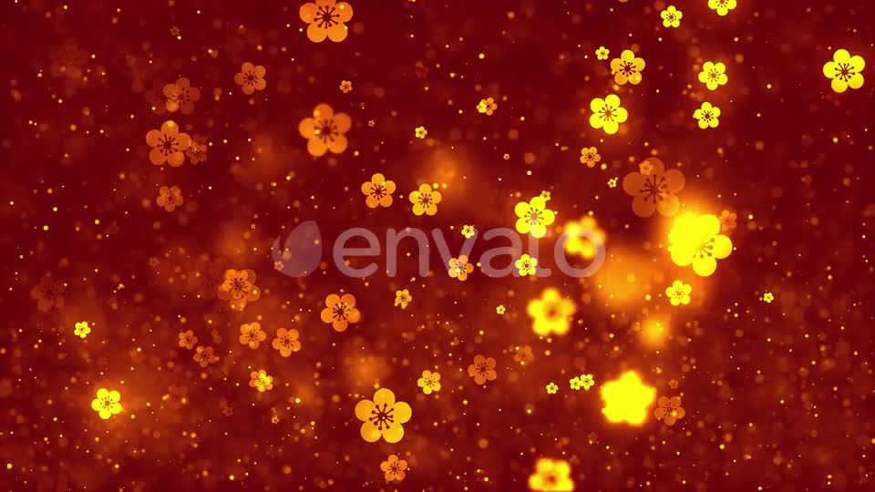Chinese Plum Blossom Background V2 Videohive 23158981 Motion Graphics Image 1