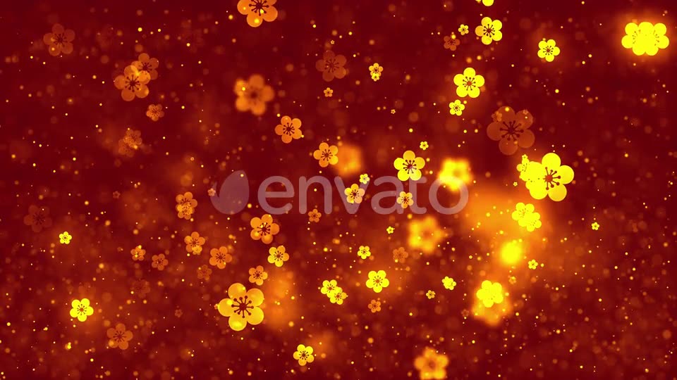 Chinese Plum Blossom Background V2 Videohive 23158981 Motion Graphics Image 2