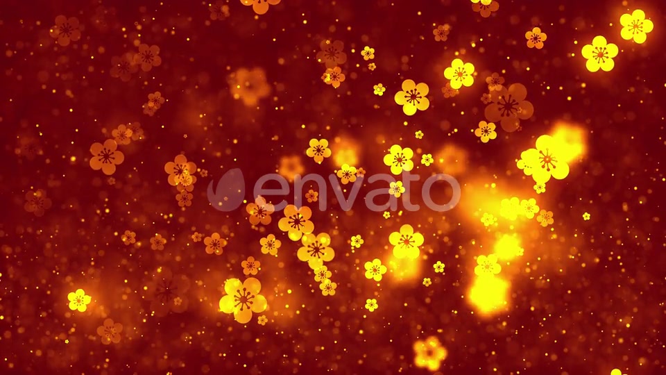Chinese Plum Blossom Background V2 Videohive 23158981 Motion Graphics Image 3