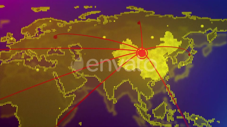 Chinese Virus Spreads Around the World Videohive 25631829 Motion Graphics Image 4