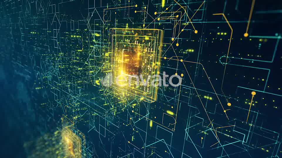 Chip Graphics Technological Backgrounds HD Videohive 21886994 Motion Graphics Image 10