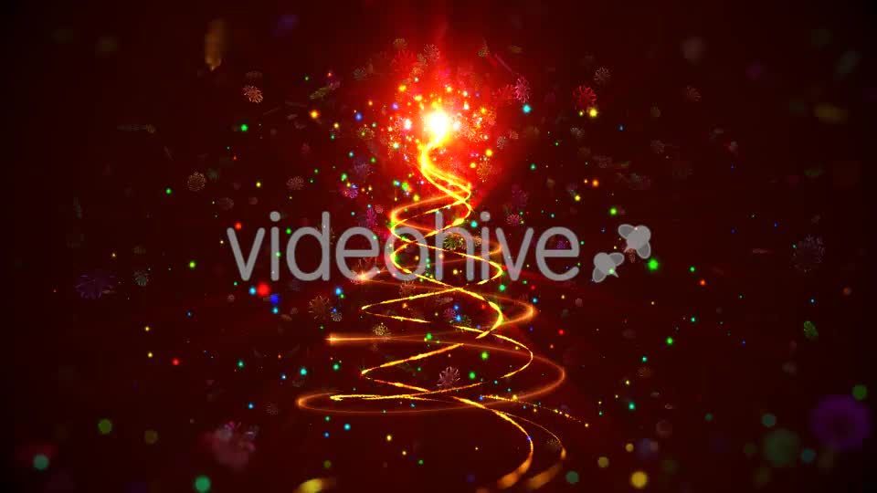 Christmas Abstract Tree Videohive 21073047 Motion Graphics Image 1