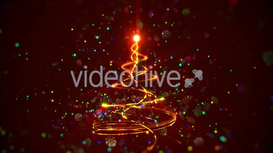 Christmas Abstract Tree Videohive 21073047 Motion Graphics Image 3