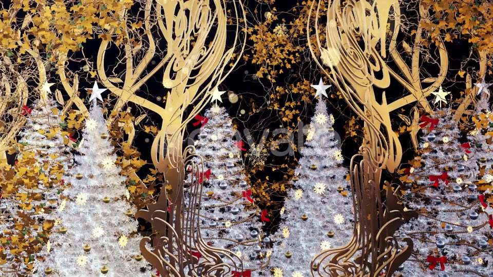Christmas Art Nouveau 03 HD Videohive 22875550 Motion Graphics Image 4