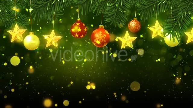 Christmas Background Green Videohive 19135415 Motion Graphics Image 1