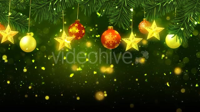 Christmas Background Green Videohive 19135415 Motion Graphics Image 3