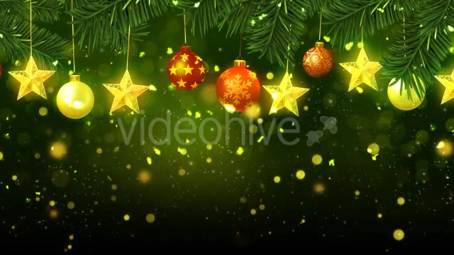 Christmas Background Green Videohive 19135415 Motion Graphics Image 5