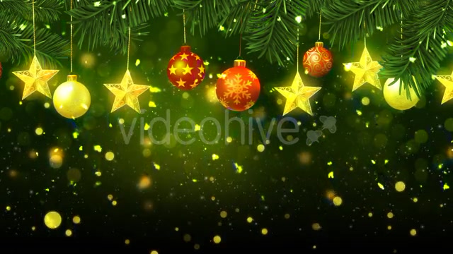 Christmas Background Green Videohive 19135415 Motion Graphics Image 6