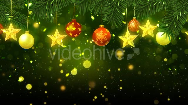 Christmas Background Green Videohive 19135415 Motion Graphics Image 7