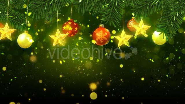 Christmas Background Green Videohive 19135415 Motion Graphics Image 8