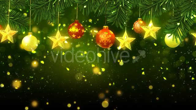 Christmas Background Green Videohive 19135415 Motion Graphics Image 9