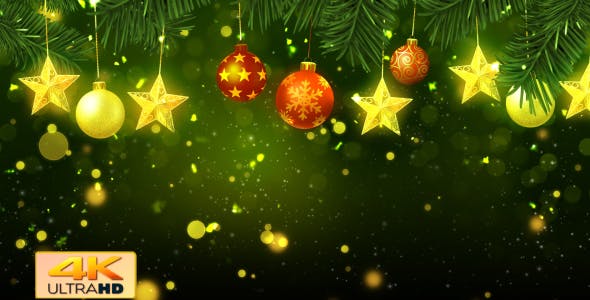 Christmas Background Green - 19135415 Download Videohive