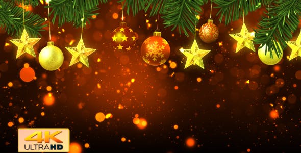 Christmas Background Red - Videohive 19153906 Download