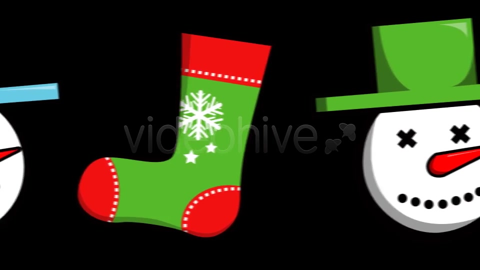 Christmas Backgrounds Pack Of 6 Videohive 9828944 Motion Graphics Image 5