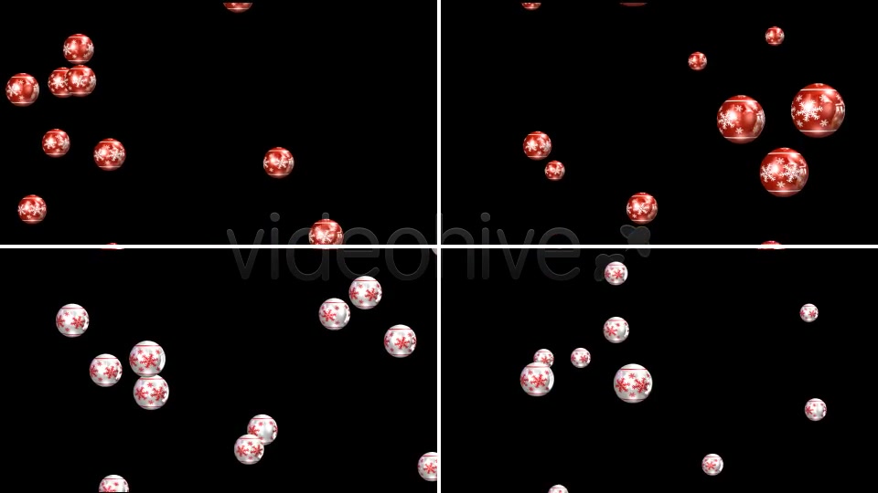 Christmas Balls (Pack of 4) Videohive 6278138 Motion Graphics Image 11