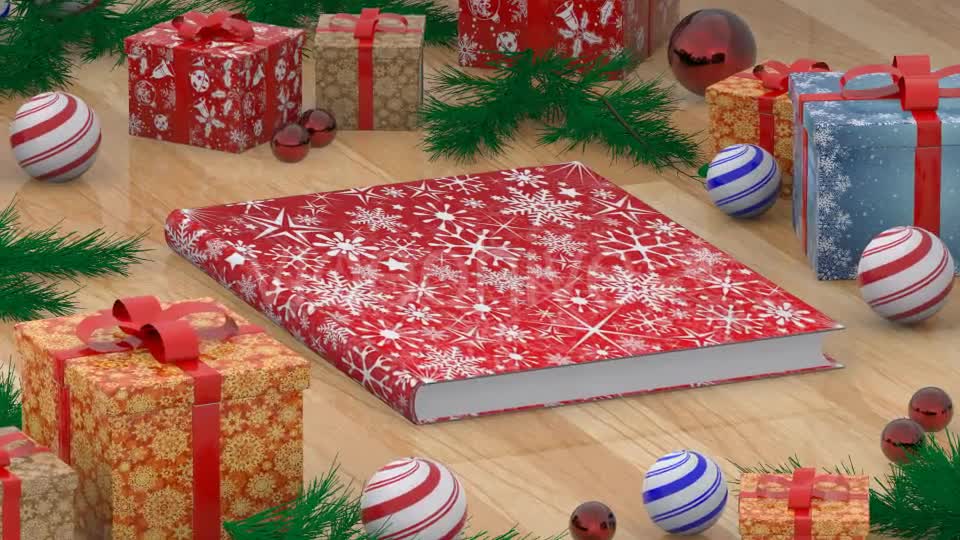 Christmas Book Open Videohive 13615565 Motion Graphics Image 1