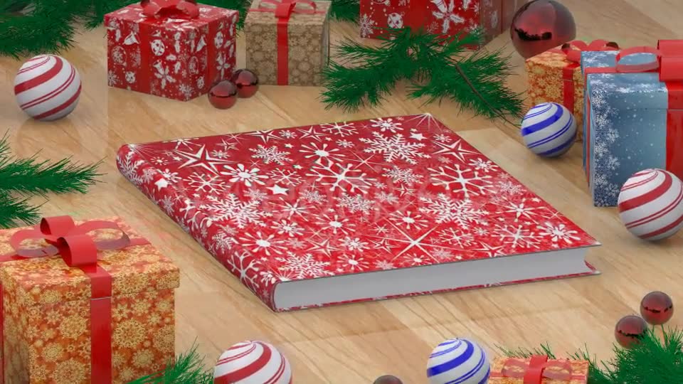 Christmas Book Open Videohive 13615565 Motion Graphics Image 2