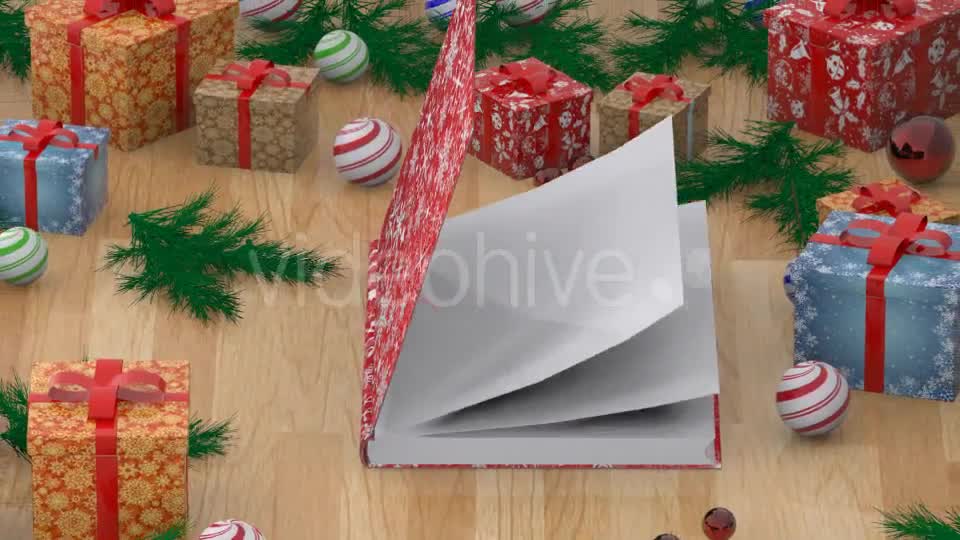 Christmas Book Open Videohive 13615565 Motion Graphics Image 7