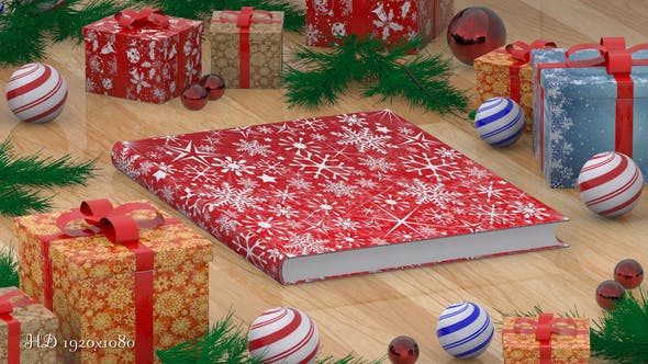 Christmas Book Open - Videohive Download 13615565
