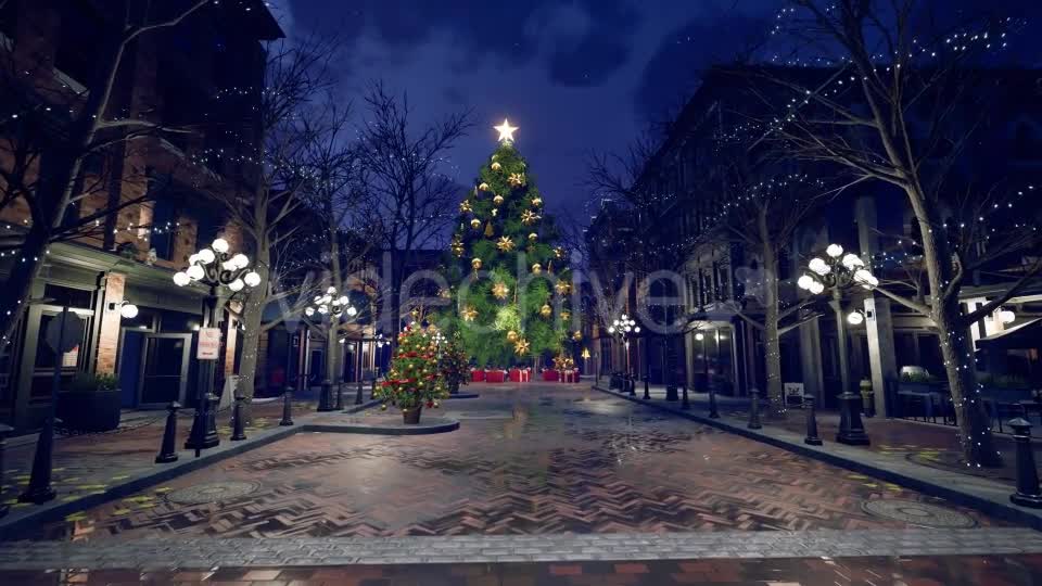 Christmas City In The Night Videohive 20947860 Motion Graphics Image 1
