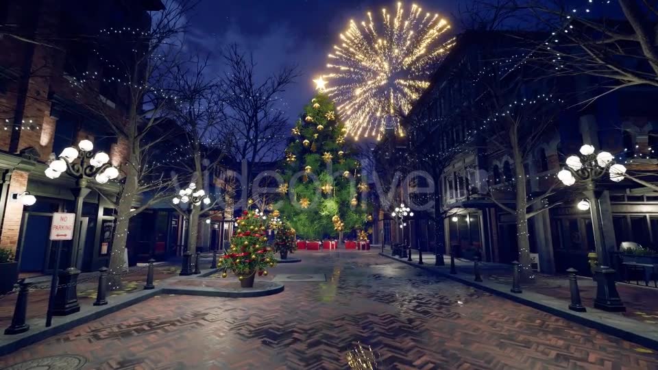Christmas City In The Night Videohive 20947860 Motion Graphics Image 2