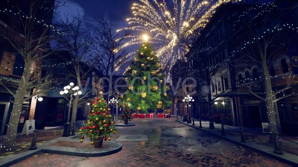 Christmas City In The Night Videohive 20947860 Motion Graphics Image 3