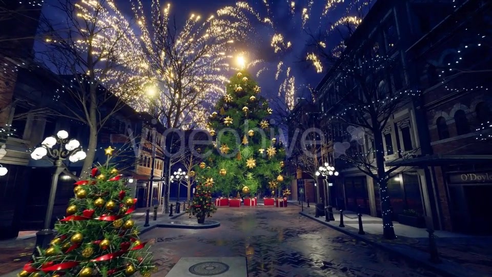 Christmas City In The Night Videohive 20947860 Motion Graphics Image 4