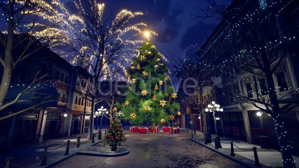 Christmas City In The Night Videohive 20947860 Motion Graphics Image 5