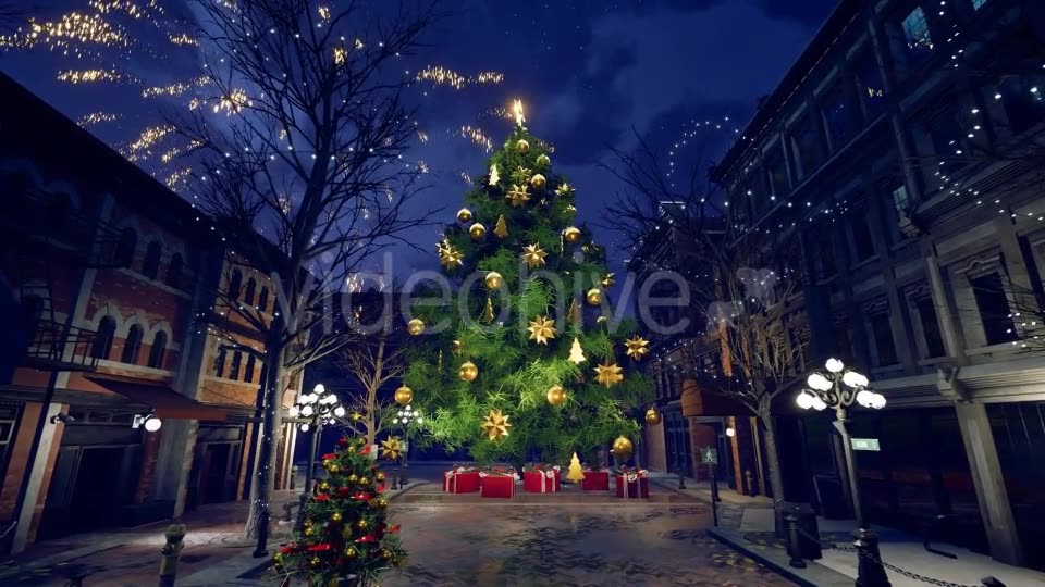 Christmas City In The Night Videohive 20947860 Motion Graphics Image 6