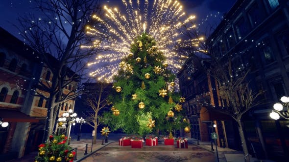 Christmas City In The Night - Videohive 20947860 Download