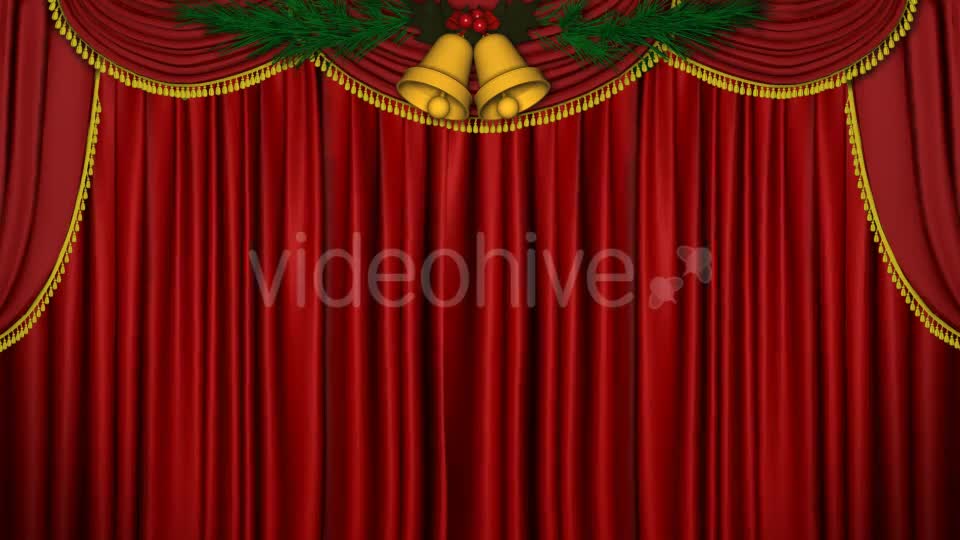 Christmas Curtain Open Videohive 8934577 Motion Graphics Image 1