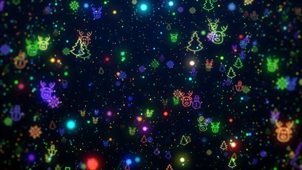 Christmas Dancing Party Background - 20893607 Videohive Download