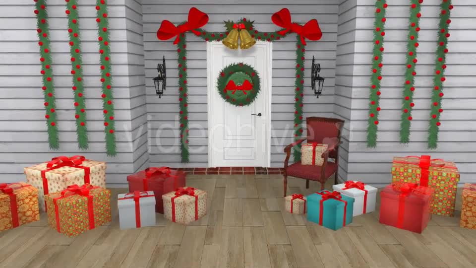 Christmas Door Open Videohive 14125414 Motion Graphics Image 1