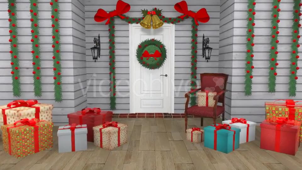 Christmas Door Open Videohive 14125414 Motion Graphics Image 2