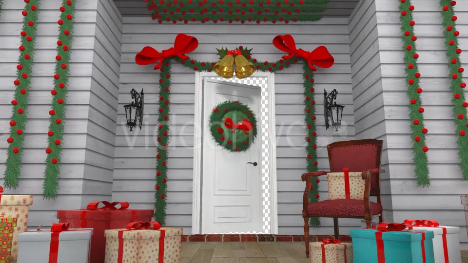 Christmas Door Open Videohive 14125414 Motion Graphics Image 4