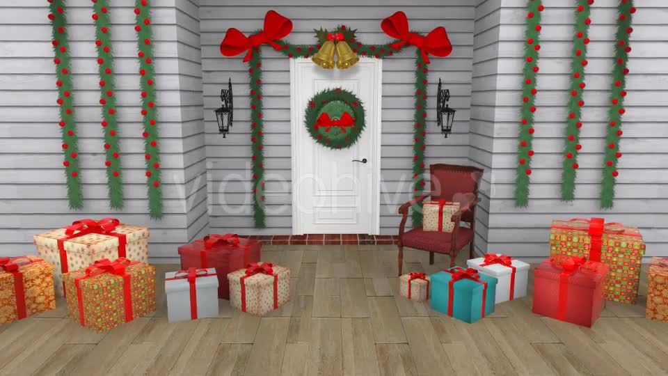 Christmas Door Open Videohive 14241551 Motion Graphics Image 1