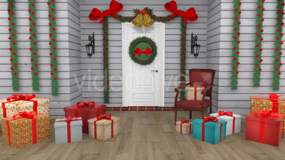 Christmas Door Open Videohive 14241551 Motion Graphics Image 2