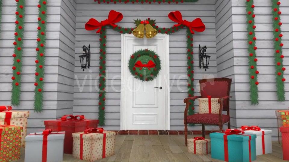 Christmas Door Open Videohive 14241551 Motion Graphics Image 3