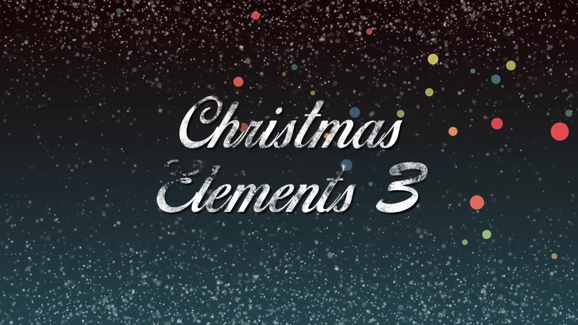 Christmas Elements 3 Videohive 21112263 Motion Graphics Image 1