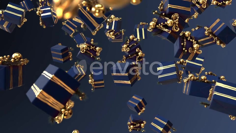 Christmas Falling Gifts Videohive 24483664 Motion Graphics Image 3