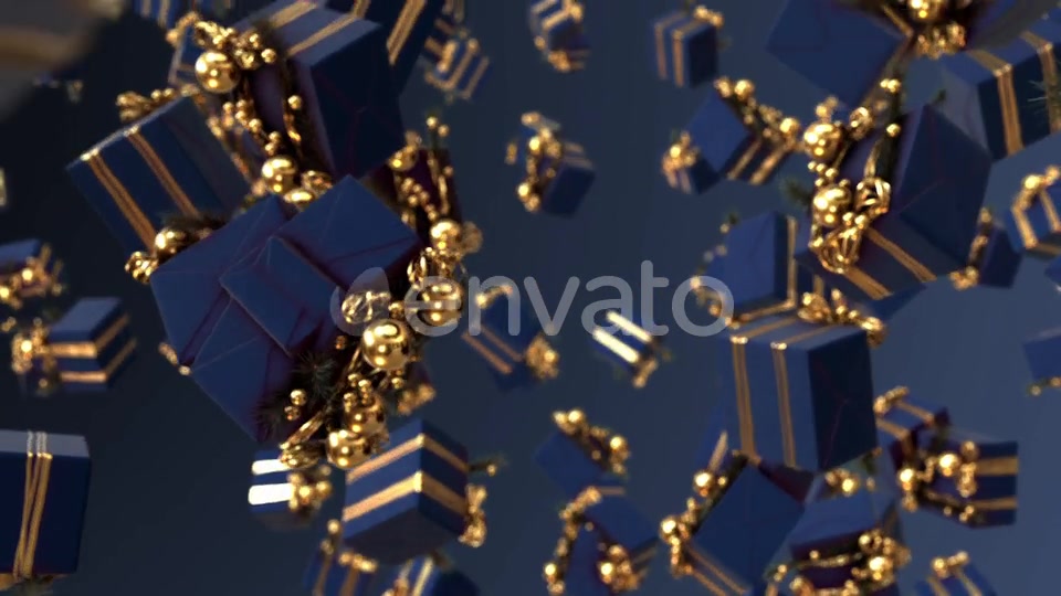 Christmas Falling Gifts Videohive 24483664 Motion Graphics Image 4
