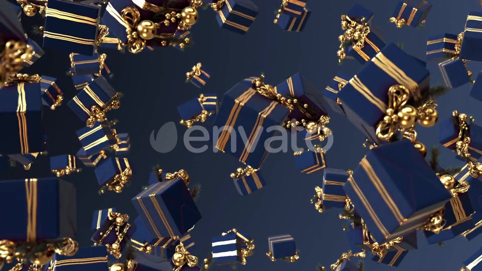 Christmas Falling Gifts Videohive 24483664 Motion Graphics Image 5