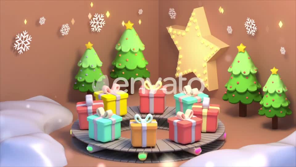 Christmas Gifts Factory Videohive 22954292 Motion Graphics Image 1